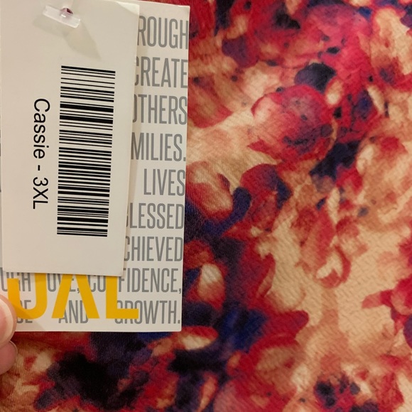 NWT Lularoe Cassie Skirt Plus size 3xl - Picture 2 of 3